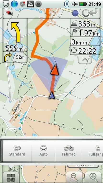 OD 0812 GPS-Navigation Handy Smartphone App Osmand+ OD 0812 GPS-Navigation Handy Smartphone App Osmand+