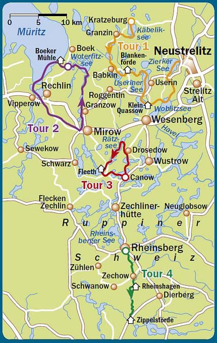 OD 0816 Mecklenburg Paddeln Kanu Karte Map Touren OD 0816 Mecklenburg Paddeln Kanu Karte Map Touren