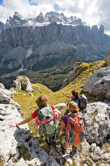 OD 1115 Woman Südtirol Dolomiten Sellamassiv OD 1115 Woman Südtirol Dolomiten Sellamassiv