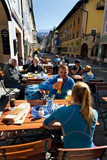 OD SH Bayern 2015 Garmisch Partenkirchen Biergarten Brotzeit OD SH Bayern 2015 Garmisch Partenkirchen Biergarten Brotzeit