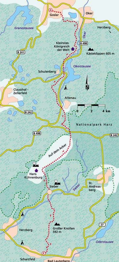 Harz Tour 4 Karte