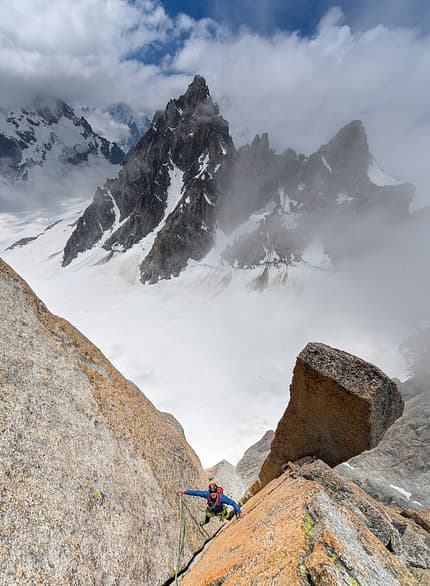 Klettern Aiguilles Dorées Mont Blanc Klettern Aiguilles Dorées Mont Blanc