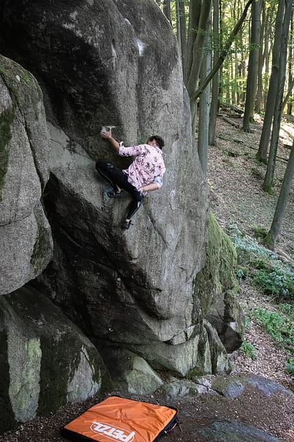 Bouldern im Odenwald Highball Bouldern im Odenwald Highball