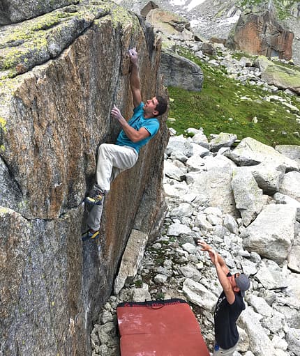 Bouldern am Furkapass Bouldern am Furkapass