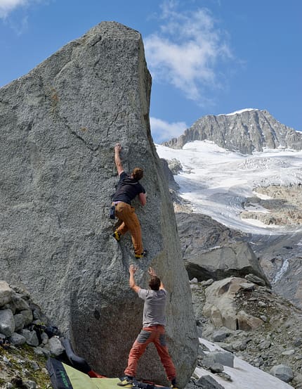 Bouldern am Furkapass Bouldern am Furkapass