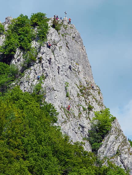 Gut gesicherte Klettergebiete Gut gesicherte Klettergebiete
