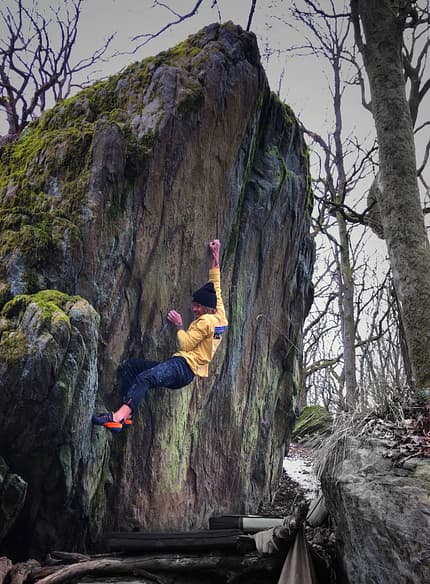 Bouldern im Taunus nordwestlich von Frankfurt Bouldern im Taunus nordwestlich von Frankfurt