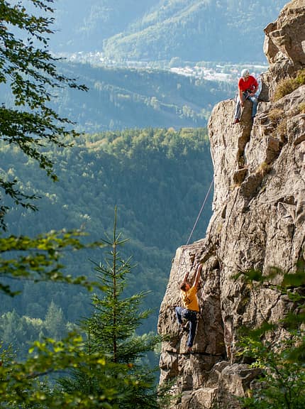 Klettern im südlichen Schwarzwald Klettern im südlichen Schwarzwald