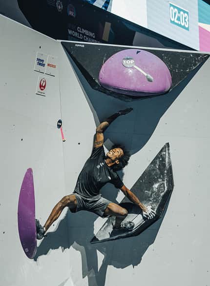 Mickael Mawem Boulderweltmeister Bern 2023 Mickael Mawem Boulderweltmeister Bern 2023