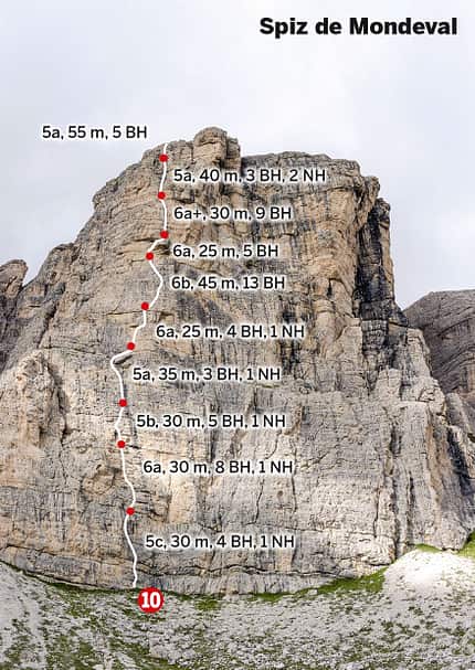 MSL klettern Dolomiten gut gesichert 10 Routentipps MSL klettern Dolomiten gut gesichert 10 Routentipps