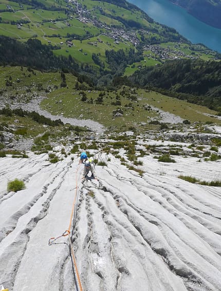 Klettern im St. Galler Oberland Klettern im St. Galler Oberland