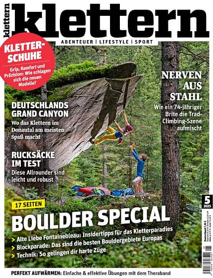Cover photo Climbing 0525 - Granite boulder in the Zillertal Sundergrund - Wilma (6B)