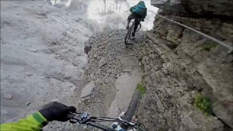 MB Video Harald Philipp - Via Ferrata on a Mountainbike - Brenta-Dolomiten