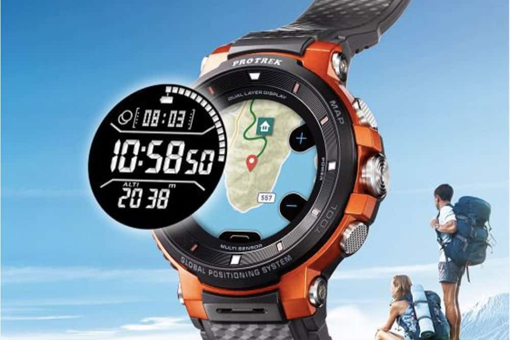 BROTECT AirGlass Panzerfolie Für Casio Pro Trek Smart WSD-F30 – 9H Härte, Anti-Fingerprint
